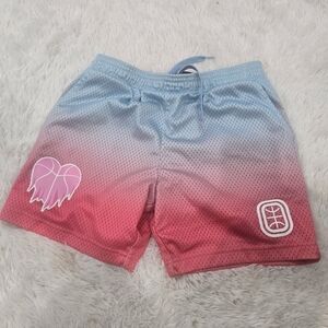 Kid Cold Hearts Tie-Dye Shorts Short Xl